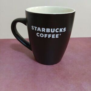 Starbucks Coffee Mug - 2008 Edition, 12oz Ceramic, Dark Brown - Collectible